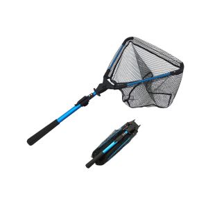 &Eacute;puisette De P&ecirc;che Pliable Avec Manche En Aluminium Pour La Truite Arc-En-Ciel, Le Saumon, Le Poisson-Chat Et Le Bar En Kayak - Neuf