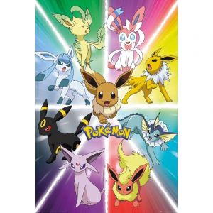 Gb Eye - Pokemon Poster Evoli Evolutions (91,5 X 61 Cm) - Neuf