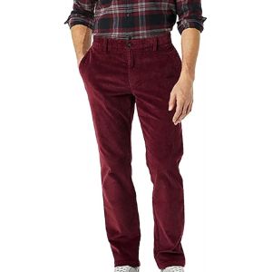 Pantalon De Costume En Velours Côtelé Pour Homme - Coupe Droite - Pantalon Chino Baggy Large - Pantalon De Loisirs - Coupe Droite - Pantalon Décontracté - Neuf