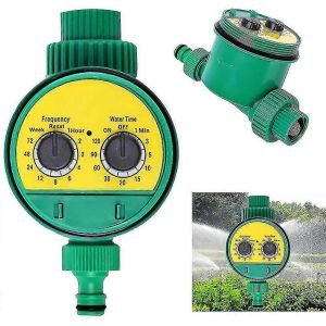 Minuteur D'arrosage Automatique Pour Jardin Avec Vanne &Agrave; Bille, Rond - Neuf