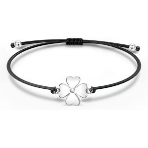 Eryi-Bracelet Porte-Bonheur Trèfle À Quatre Feuilles Bracelet Porte-Bonheur Bracelet Trèfle Bracelet D'amitié Pour Opération De Test D'encouragement - Neuf