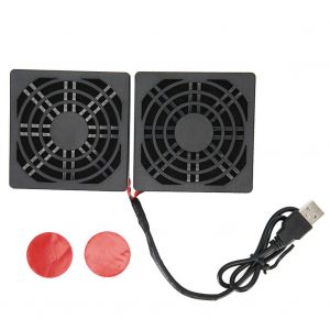Ventilateur de routeur d'ordinateur avec cache anti-poussiere, outil de dissipation thermique USB pour aSUS RTaC68U aC86U EX6200 Tengda aC15 - Neuf