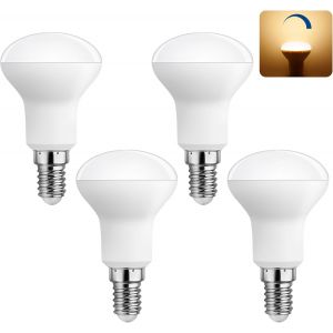 Kalanka-Ampoule Spot E14 Led R50 5w Dimmable Blanc Chaud 2700k, 120&iexcl;&Atilde; 500lm, Ac 220v, &iquest;&iquest;Quivalent E14 40w Halog&iquest;&iquest;Ne, Ampoule Led Petite Culot Pour Cuisine Couloir, Lot De 4 - Neuf