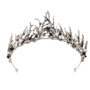 Vintage Princesse Couronne De Cheveux Faite À La Main Feuille D¿Or Tiare Perle Couronne Nuptiale Mariage Tiare Accessoires De Cheveux1pcs - Neuf