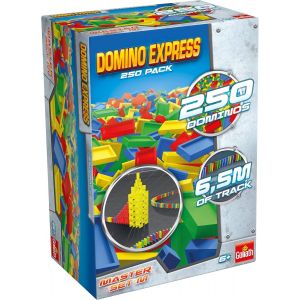 Eryi-- Domino Express - Pack 250 Dominos - Jeu De Construction - Circuit De Dominos À Construire De 6,5 Mètres De Long - A Jouer Seul, En Famille Ou Entre Amis - Dès 6 Ans - Neuf