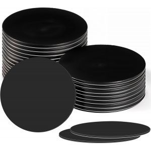 TIANYI-Lot de 20 étiquettes NFC - 25 mm - Autocollants NFC - Réinscriptibles - Cartes NFC Ntag215 - Compatible avec TagMo et Amiibo - Noir - Neuf