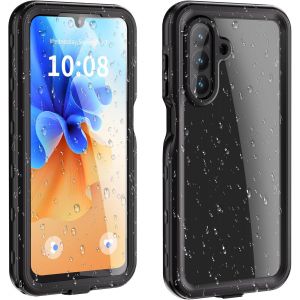 LORANKA-&Eacute;tui de protection &eacute;tanche pour Samsung Galaxy A26 &iquest; Protection ext&eacute;rieure &agrave; 360 &deg; &iquest; Protection de l'appareil photo &iquest; R&eacute;sistant aux chocs militaires de 6 ft &iquest; &Eacute;tanche IP68 &iquest; Noir - Neuf
