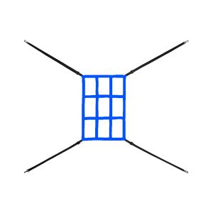 Filet D'entra&icirc;nement De Baseball Portable Frapper Frapper Filet D'entra&icirc;nement Baseball Backstop Net Accessoires De Baseball Bleu - Neuf