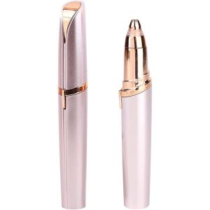 Tondeuse &Agrave; Sourcils, &Eacute;pilateur Sourcils &Eacute;lectrique, &Eacute;pilateur Visage Femme, Tondeuse Sans Douleur, Tondeuse De Pr&eacute;cision Sourcils Pour Femmes Sourcils,Poils Du Visage, Menton,L&egrave;vre Et Joues, Or Rose - Neuf