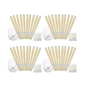 Paquet De 40 Bougies D'oreille En Cire D'abeille Enl&egrave;vement De La Cire,Bougies De Cire D'oreille Naturelle De 9 Pouces Pour L'&eacute;limination De La Cire De Cire De Mirage D'oreille,Bougies De Cire D'ore - Neuf