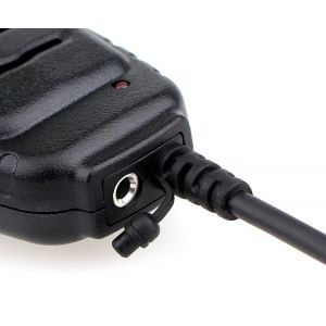 RS111 Talkie Walkie Haut-Parleur Microphone 2 Broches Compatible avec Talkie Walkie RT24 RT27 RT22 RT3S RT5 RT5R RT28 Baofeng UV-5R BF-888S Kenwood WOUXUN TYT (1 pcs) - Neuf