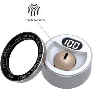 Mini Oreillette Bluetooth Intra-Auriculaires Micro Petit &Eacute;couteurs Invisibles avec Chargement Rapide 260 mAh Ecouteurs sans Fil Sport avec IPX5 Hi-FI St&eacute;r&eacute;o Fonctionnement Travail iOS Android - Neuf