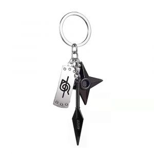 Cl&eacute; De Sac Naruto Kunai Shuriken Konoha Ninja 2025 Accessoire Pour Hommes Et Femmes Bijouterie Anime Pour Sacs &Agrave; Dos - Neuf