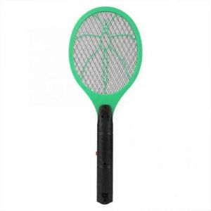 Raquette Anti-Moustiques Électrique,Alimentation Par Batterie,Tueur D'insectes Léger,Tueur D'insectes,Raquette Portable,Accessoires Pour La Maison,Outils D'été - Type Green #C - Neuf