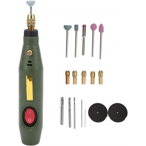 Mini Outil Rotatif, Perceuse Électrique, Meuleuse, Ponceuse, Graveur, Sculpture Sur Bois, Perceuse, Stylo, Kit, Ac 100-240 V (Prise Ue) - Neuf