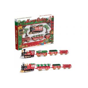 Train &eacute;lectrique classique avec rails et accessoires pour enfants - Neuf