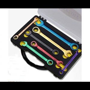 Jeu de cl&eacute;s &agrave; cliquet double usage 8-19 mm, taille 17 mm, outil de haute qualit&eacute; - Neuf