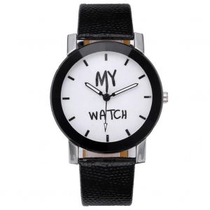 &Agrave; La Mode Simple Unisexe Hommes Femmes &Eacute;tudiant Quartz Montre-Bracelet Analogique (Blanc) - Neuf