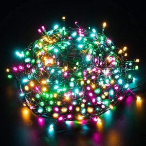 Guirlande Lumineuse Extérieure 100m 1000leds Multicolore, Guirlande Lumineuse Led Étanche Ip44 Avec 8 Modes, Guirlande Noël Décoration Noël Extérieure Et Intérieure Pour Fête Soirée Mariage - Neuf