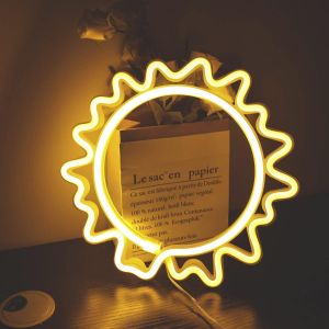 Panneau Lumineux Néon À Del Pour Chambre À Coucher, Salle De Jeux, Bar, Fête À Domicile, Blanc Chaud - Neuf