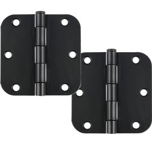 Tour de Porte et de Fenêtre Charnières, intérieur en Bois, Ouverture de Porte et de Fermeture de Charnières de l'écran de 3,5 pouces Noir - Neuf