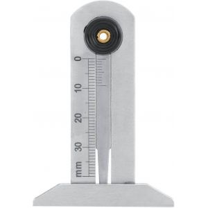 jauge d'usure des pneus,jauge de profondeur de pneu en acier inoxydable règle de sécurité des pneus compteur de pneus 0 - 30mm pour moto de voiture - Neuf