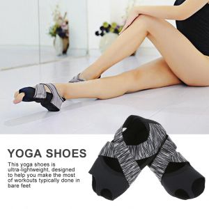 Chaussures De Yoga Antiderapantes Pour Femmes, Pilates, Barre, Danse, Entrainement, Grises (L 39-40) - Neuf