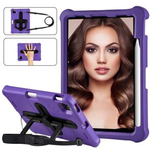Coque Shockproof 360° Pour Ipad Air 11 (2024) / Pro 11 (2018/2020/2021) / Air 4 / Air 5 (10,9) - Violet Noir - Neuf