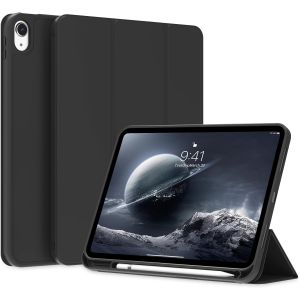 Coque pour iPad (A16) 11&egrave;me G&eacute;n&eacute;ration 11"" (2025)/iPad 10&egrave;me G&eacute;n&eacute;ration 10,9"" (2022), avec Porte Pencil, Mince L&eacute;g&egrave;re &agrave; Trois Volets, R&eacute;veil/Sommeil Auto, Noir - Neuf