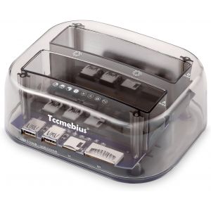 TCC-S866-DE USB 3.0 vers SATA Externe Station d'accueil pour Disque Dur avec USB 3.0 Hub et Lecteur de Cartes, pour 2,5 3,5 Pouces SATA HDD SSD, Soutien UASP/Clone Hors Ligne (20TBx2) - Neuf