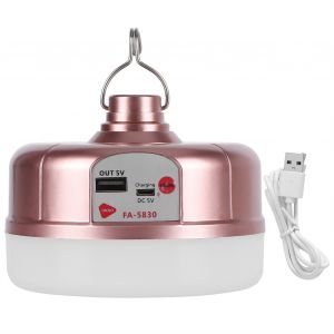 Hjlian Lampe De Camping A Led Avec Chargeur Usb, Ideale Pour Les Urgences, Les Randonnees En Plein Air Ou A La Maison - Neuf