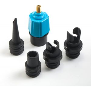 Letnerny-Adaptateur De Kayak, Daptateur Pompe Kayak 4 Pièce Jointe Conventionnelle De Valve Dair Adaptateur De Pompe Sup Pour Bateau Pour Gonflable, Stand Up Paddle Board,Lit Gonflable - Neuf