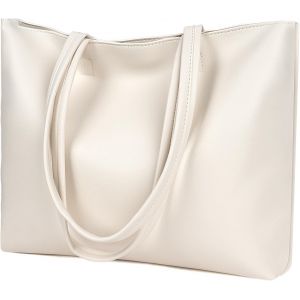 nzqaf-Sac a Main Femme, Sac Cabas Femme Grande Capacité, Fourre-Tout Cuir PU Souple, Shopper Porté Epaule Bandoulière pour le Travail, Voyages, Shopping, L'école - Neuf