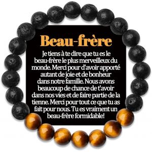 Tianyi-Frere Bracelet Beau Papa Petit Fils Cadeau Parrain Demande Filleul Tonton Neveu Cousin Papy Arriere Grand Pere Père Frère A Mon Homme Copain Veux Tu Etre Mon Parrain Cadeaux Bracelets Bijou Or - Neuf