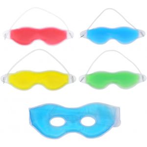 Jgd-Lot De 5 Masques En Gel R&eacute;utilisables Pour Les Yeux - Pour Soulager Les Cernes, Les Migraines Et Le Stress - Neuf
