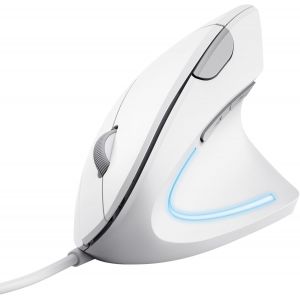 NSIECD-Verto Souris Verticale Ergonomique, Souris Filaire, Pr&eacute;vention Syndrome de la Souris et Epicondylite, 1000/1600 DPI, 6 Boutons, LED, pour Droitier, PC, Ordinateur, Portable, Mac - Blanc - Neuf