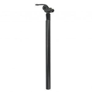 Tige De Selle De Velo Electrique A Suspension, Amortisseur En Alliage D'aluminium, Design Rabattable, Noir - Neuf