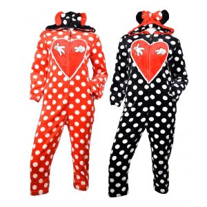 Pyjama Fille Long Combi Polaire Fantaisie 9346 Pack De 2 Combinaisons - Neuf