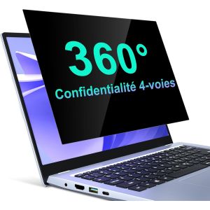 360°Filtre Écran Confidentialité 13,3 Pouces 16:9 - Protecteur D'Écran Anti Espion, Anti-Éblouissement Filtre De Confidentialité¿Compatible Avec Hp/Dell/Acer/Lenovo/Thinkpad/Samsung/Asus - Neuf