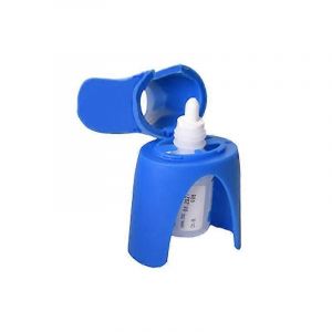 Collyre Distributeur Portable Bleu Autodrop Guide Pour Des Gouttes Applicateur Et Un Porte-Bouteille - Neuf