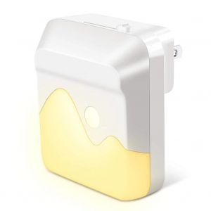 Veilleuse Led &Agrave; Intensit&eacute; Variable Avec Capteur Automatique Du Cr&eacute;puscule &Agrave; L'aube Pour Chambre De B&eacute;b&eacute; Couloir Escalier Lumi&egrave;res Blanches - Neuf