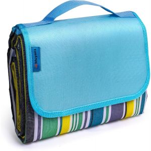 Ulteronixshop-Couverture Pique-Nique Impermeable XXL 300 x 200 cm - Picnic Blanket - Pliable - Lavable - avec poign&eacute;e de Transport - pour Jardin, Pique-Nique, Plage, Camping - Neuf