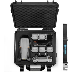 Kuwj-&Eacute;tui De Transport &Eacute;tanche Pour Drone Dji Air 3s/Dji Air 3/Bundle Dji Air 3s Fly More/T&eacute;l&eacute;commande Dji Rc N3/N2/Dji Rc 2 Et Accessoires (Bo&icirc;te Uniquement) - Neuf