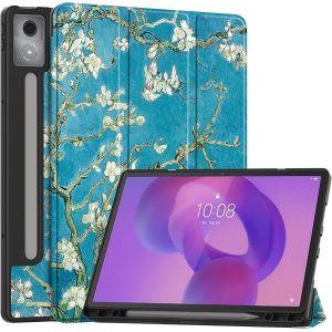 pour Lenovo Idea Tab Pro Coque avec Portestylo,Ultra Mince Intelligent Housse ?tui pour Lenovo Tab Pro 12.7 Pouces 2025,Fleur - Neuf