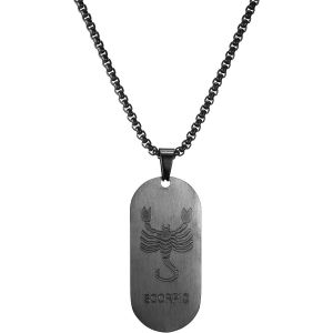 Trahoo-Collier Signe Astrologique Pendentif Argent/Or/Noir Zodiaque Collier Cadeau De Noël Hommes - Neuf