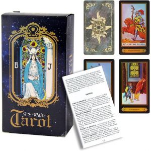 Chenquansarl-Tarot, Tarot Divinatoire, Tarot De Marseille, Jeux Tarot, Tarot Waite, Tarot Deck, Carte Tarot Divinatoire, Jeu De Tarot 78 Cartes A Jouer, Tarot De Marseille Divinatoire Debutant - Neuf