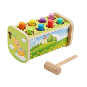 Mole Battre Jeu Pour Le Pr&eacute;scolaire, Au D&eacute;veloppement Cognitif De Couleur Vert - D&eacute;but De L'activit&eacute; D'apprentissage Jouet - Neuf