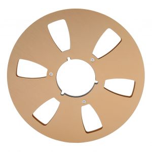 Bobine De Ruban Vide En Alliage D'aluminium, 1/4, 10 Pouces, 6 Trous, Machine D'ouverture Universelle, Partie De Bande Sonore, Bobine De RéCeption, Or - Neuf