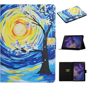 Kal-Coque Pour Samsung Galaxy Tab A8 10,5 2022/2021 (Sm-X200/Sm-X205/Sm-X207) &Eacute;tui De Protection Case Tablette Housse Smart Cover Avec R&eacute;veil/Veille Auto Pour Samsung Galaxy Tab A8 2022/2021, Ciel &Eacute;t - Neuf
