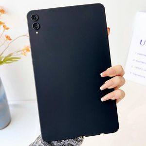 Coque en TPU Spray Huile Amie de la Peau pour Samsung Galaxy Tab S9+ / S9 FE+ / S10+, Noir - Neuf